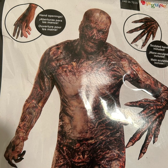 Stranger Things Adult Deluxe Vecna Costume Disguise Costumes L-XL 42/46 - Picture 2 of 4